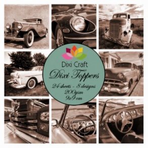 Dixi Craft Toppers 9x9cm 24 ark ET0236