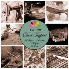 Dixi Craft Toppers 9x9cm 24 ark ET0208
