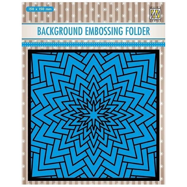 Nellie Snellen Embossing Folder EEB022 - Big Star