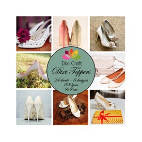 Dixi Craft Toppers 9x9cm 24 ark ET0259