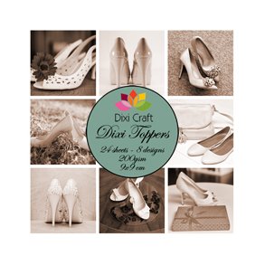 Dixi Craft Toppers 9x9cm 24 ark ET0260