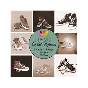 Dixi Craft Toppers 9x9cm 24 ark ET0262