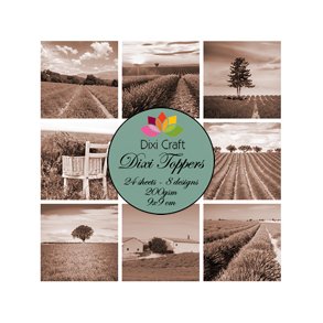 Dixi Craft Toppers 9x9cm 24 ark ET0268