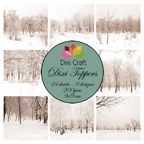 Dixi Craft Toppers 9x9cm 24 ark ET0312