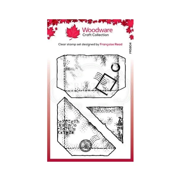 Woodware Clearstamp - FRS804 - Paper Pockets