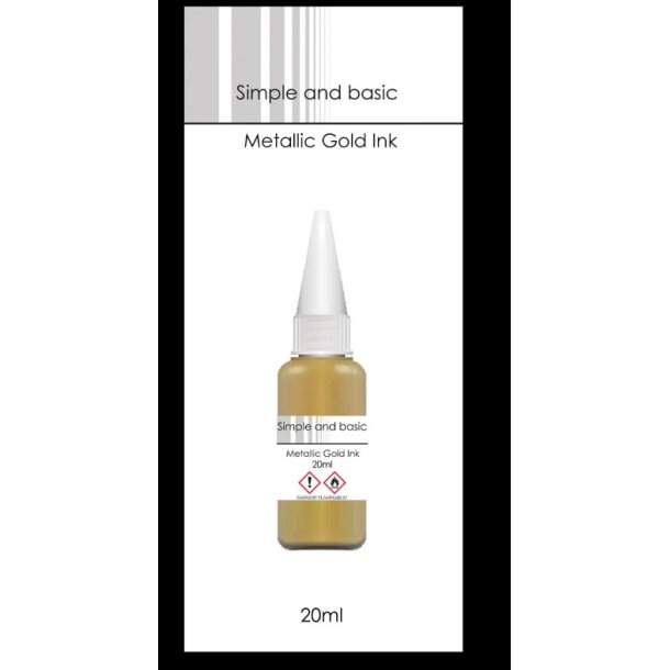 Simple and Basic Metallic Gold Ink Ink SBI 004 