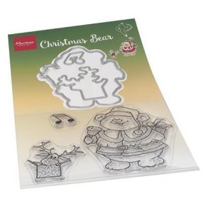 Marianne Design Stempel + Dies - HT1658 - Hetty's Christmas Bear