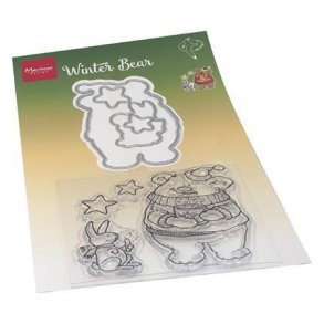 Marianne Design Stempel + Dies - HT1659 - Hetty's Winter Bear