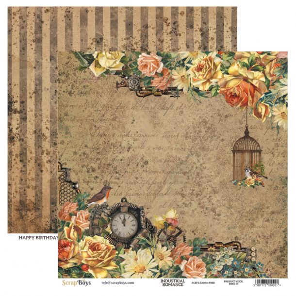 ScrapBoys Scrapbooking Ark - INRO-01 - Industrial Romance