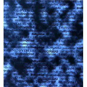 Indbyelse 14x28 cm Sort