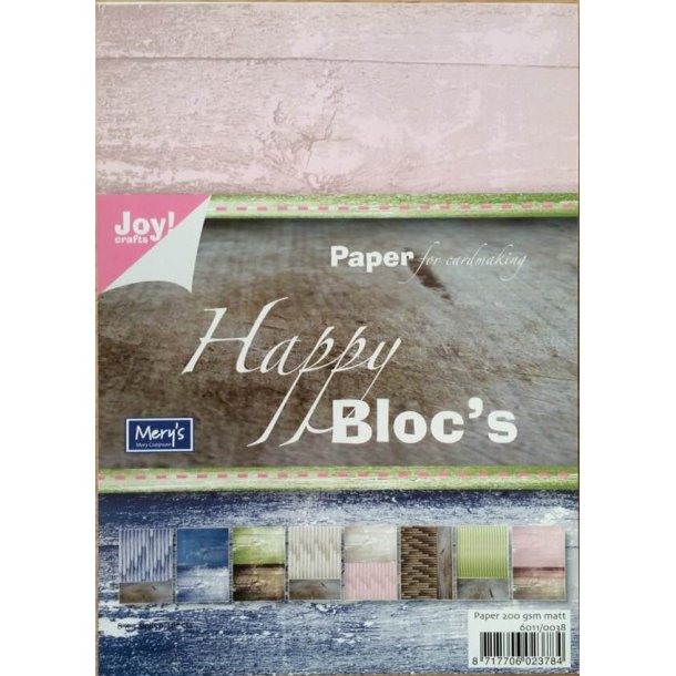 Joy Papirsblok A5 - 32 Ark 4x8 design - 6011/0038