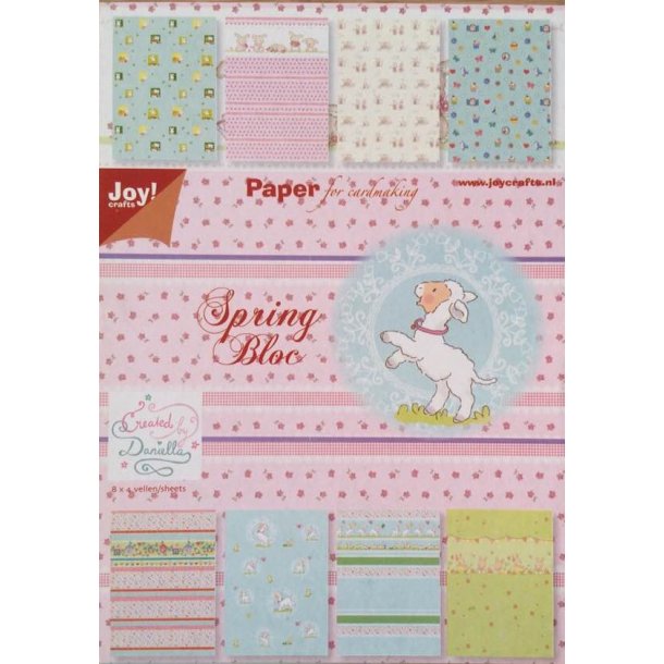 Joy Papirsblok A5 - 32 Ark 4x8 design - 6011/0065