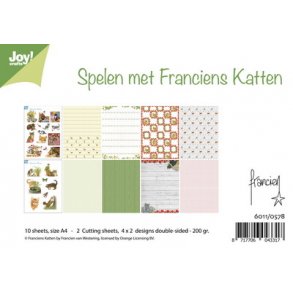 Joy Papirsblok A4 - 8 Ark dobbeltsidet + 2 klippeark ark - 6011/0578