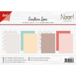 Joy Papirsblok A4 - 12 Ark dobbeltsidet - 6011/0605 - Endless Love