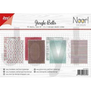 Joy Papirsblok A4 - 12 Ark dobbeltsidet - 6011/0610 - Jingle Bells