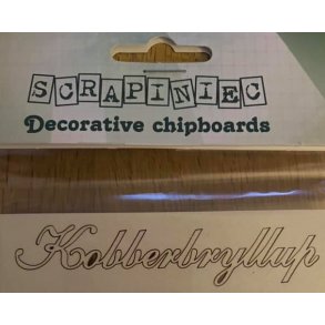 Scrapiniec Chipboards - KOBBERBRYLLUP