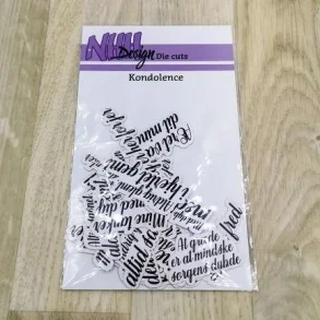 NHH DESIGN DIE CUTS - Kondulence tekster 