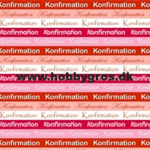 Konfirmation 14x28 cm Rd