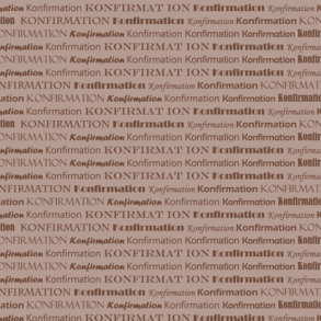 Konfirmation 2-farvede 14x28 Brun