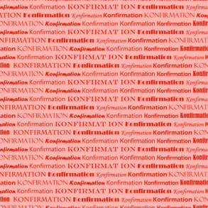 Konfirmation 2-farvede 14x28 Rd