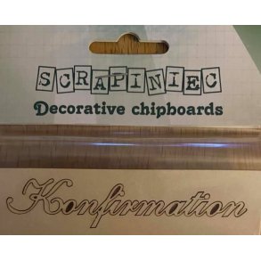 Scrapiniec Chipboards - KONFIRMATION