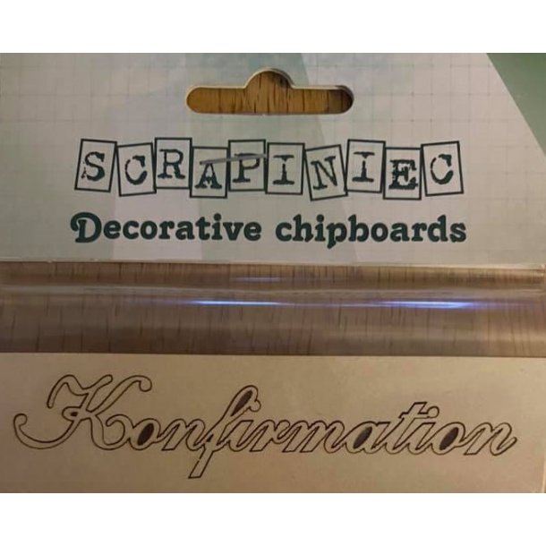 Scrapiniec Chipboards - KONFIRMATION