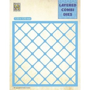 Nellie's Layered Combi Dies - Squares - A - LCDS001