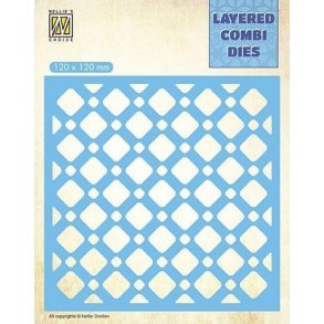 Nellie's Layered Combi Dies - Squares - B - LCDS002