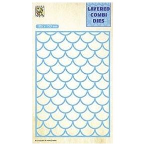 Nellie's Layered Combi Dies - Waves - A - LCDW001
