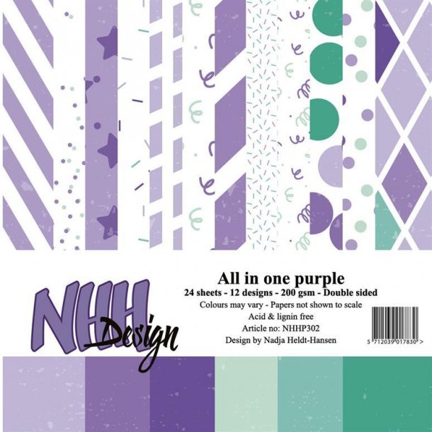 NHH Paperpad 15x15cm All in one - NHHP302 - Purple