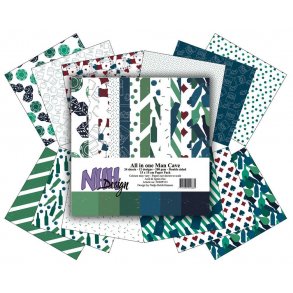 NHH Paperpad 15x15cm All in one -NHHP313 - Man Cave