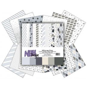 NHH Paperpad 30,5x30,5cm - NHHP514 - All in one Grey