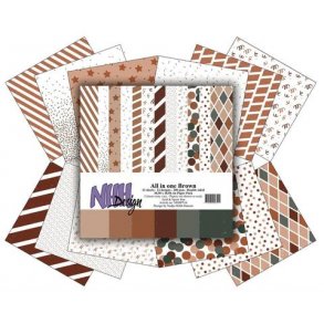 NHH Paperpad 30,5x30,5cm - NHHP516 - All in one Brown