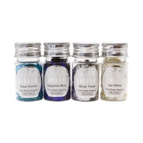Nuvo pure Sheen Sequins - 282N Let it Snow - 4x25ML 