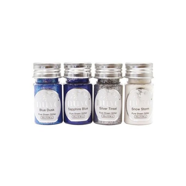 Nuvo pure Sheen Glitter - 297N Let it Snow - 4x25ML 