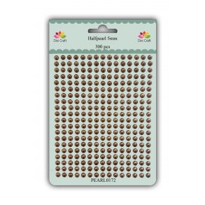 Dixi Craft Halvperler 5mm PEARL0172 - Bronze