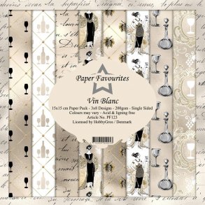 Paper Favourites Paper Pack 15x15 - PF123 - Vin Blanc