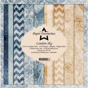 Paper Favourites Paper Pack 15x15 - PF129 - London Sky