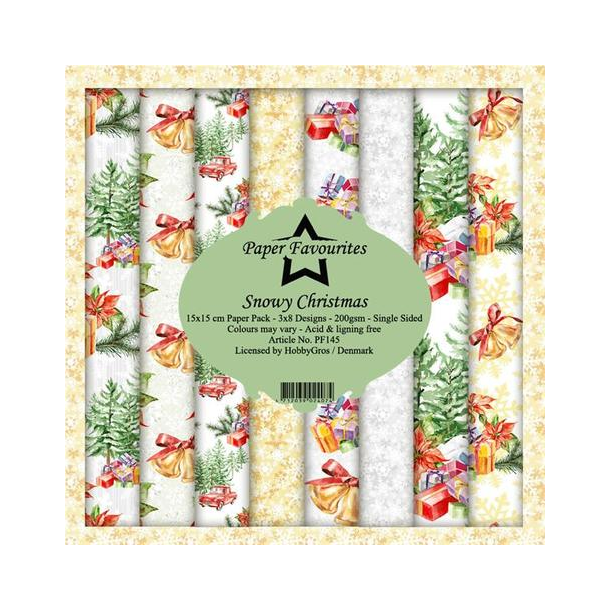 Paper Favourites Paper Pack 15x15 - PF145 - Snowy Christmas