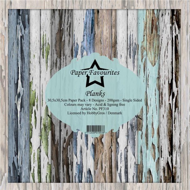 Paper Favourites Paper Pack 30x30 - PF310 - Planks