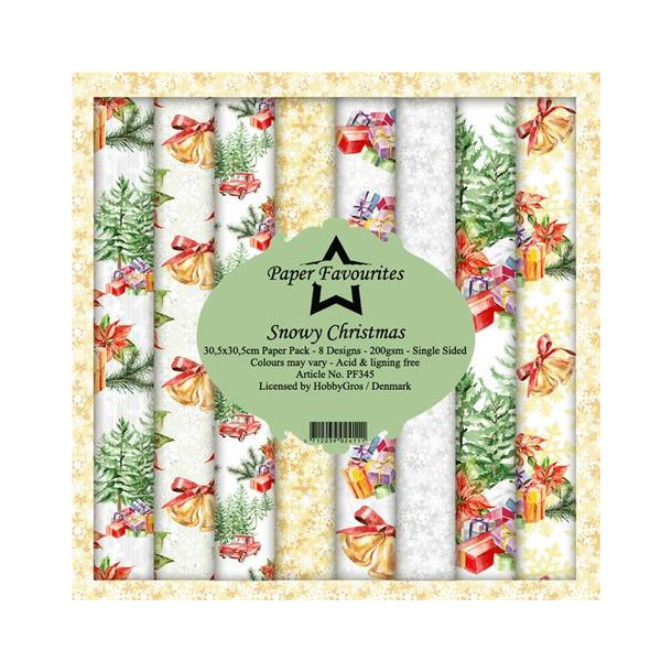 Paper Favourites Paper Pack 30x30 - PF345 - Snowy Christmas