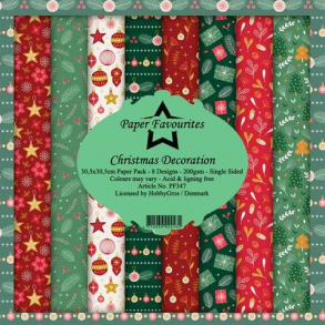 Paper Favourites Paper Pack 30x30 - PF347 - Christmas Decoration