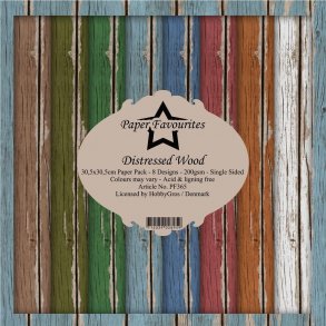 Paper Favourites Paper Pack 30x30 - PF365 - Distressed Wood