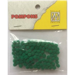 Pompons 100stk 3mm - PCM004 - Emerald
