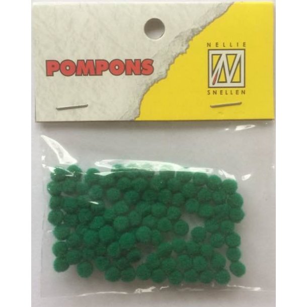 Pompons 100stk 3mm - PCM004 - Emerald