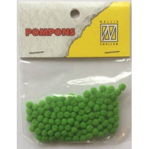 Pompons 100stk 3mm - PCM007 - Lime