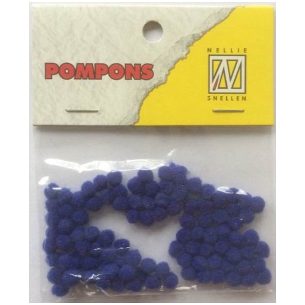 Pompons 100stk 3mm - PCM016 - Royal