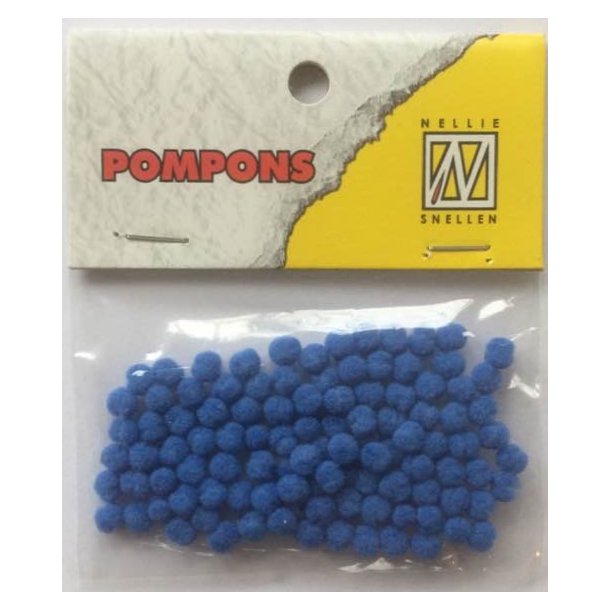 Pompons 100stk 3mm - PCM019 - Light Blue