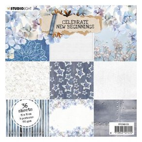 STUDIO LIGHT PAPER PAD 15X15CM 36 ARK PPCNB159