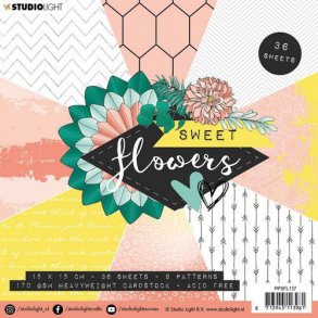 STUDIO LIGHT PAPER PAD 15X15CM 36 ARK PPSFL137